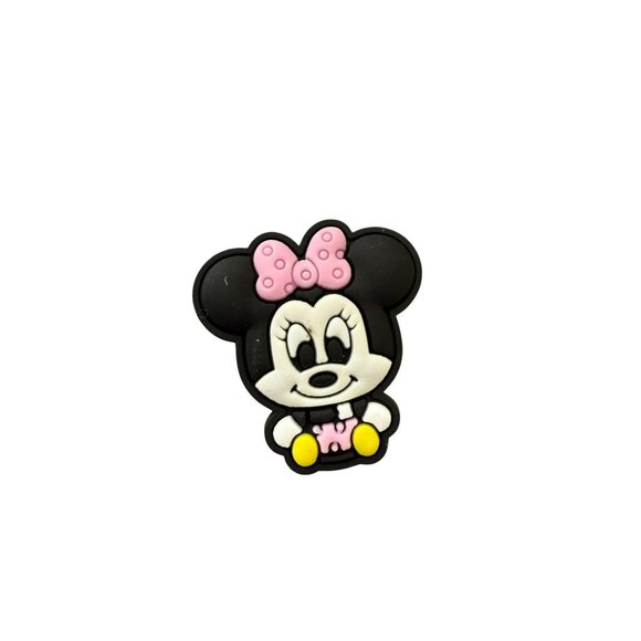 Disney Mickey & Minnie Mouse Crocs Charms Jibbitz Set Of 6 Rubber Shoe Accessory - Picture 4 of 8